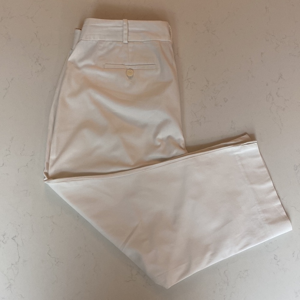 Talbots curvy crop pants